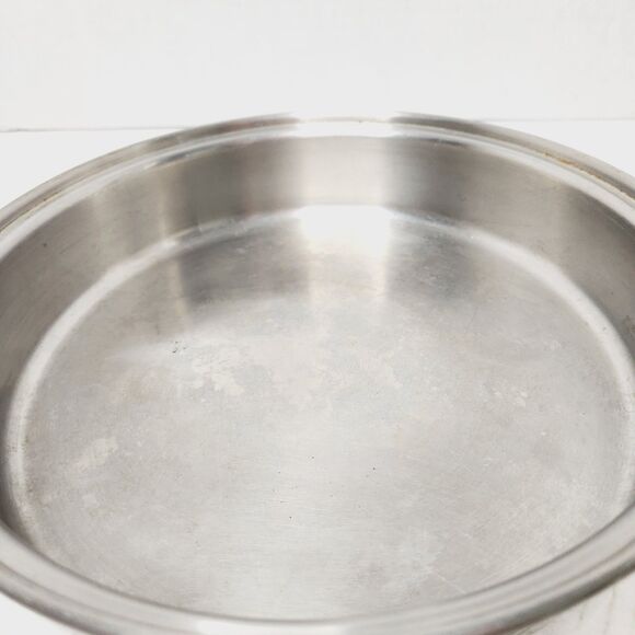 Ekco 3 Ply Stainless Steel Daisy Flower Vintage Replacement Pan 10" NO LID Prop - Picture 7 of 16